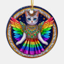 Search for rainbow cat christmas tree decorations Pride