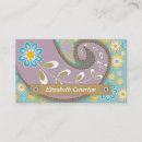 Search for paisley business cards Blue
