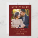 Search for red gold save the dates Modern