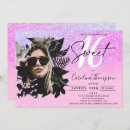 Search for ombre sweet 16 invitations Calligraphy script