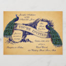 Search for vintage peacock wedding invitations Classic