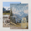 Search for mountain rehearsal dinner invitations Watercolor