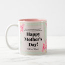Search for pastel watercolor flowers mugs Mother
