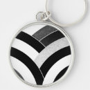 Search for black and white chevron key rings Modern