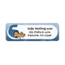Search for open return address labels Dog