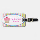 Search for cupcakes luggage tags Candy