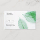 Search for environmentalist business cards Ecology