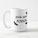 Search for pick your poison mugs Halloween