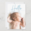 Search for blue birth announcement cards Elegant