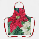 Search for poinsettia aprons Green