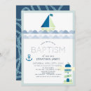 Search for nautical christening invitations Boy