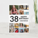 Search for 38th birthday cards Thirty eighth birthday