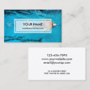 Search for swim instructor business cards Elegant