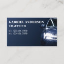 Search for chauffeur business cards Professional