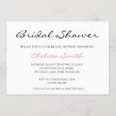 Search for calligraphy bridal shower invitations Plain