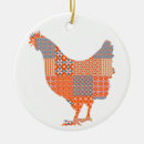 Search for hen christmas tree decorations Rustic