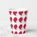 Search for santa claus paper cups Red and white