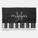 Search for music tea towels Black and white