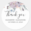 Search for lavender floral thank you stickers Flowers