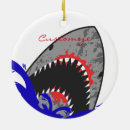 Search for shark christmas tree decorations Sea life