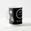 Search for modern black white christmas tree mugs Cute
