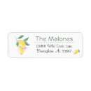 Search for lemon return address labels Yellow green