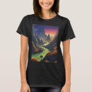 Search for alien landscape tshirts Mountains