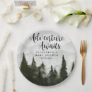 Search for mountain paper plates Rustic