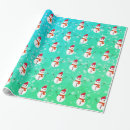 Search for blue santa claus wrapping paper Snowflakes
