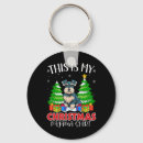 Search for miniature schnauzer key rings Santa claus
