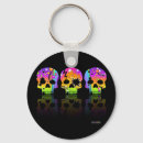 Search for dia de los muertos key rings Goth