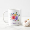 Search for watercolor roses mugs Modern