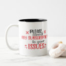 Search for issues mugs Sarcastic