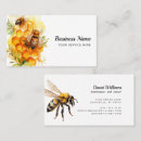 Search for beekeeping business cards Watercolor