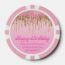 Search for gold poker chips Pink