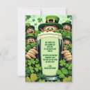 Search for leprechauns cards Shamrock