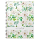 Search for white flower notebooks Feminine
