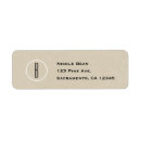 Search for rustic brown kraft paper return address labels Modern
