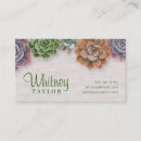 Search for succulent business cards Nature
