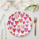 Search for red heart plates Pattern
