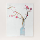 Search for japanese cherry blossoms puzzles Watercolor