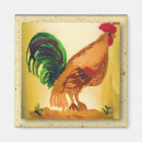 Search for rooster magnets Vintage