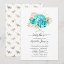 Search for aqua gold invitations Blue