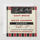 Search for red black save the dates Cream