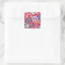 Search for pink sugar skull stickers Flowers