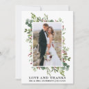 Search for christmas wedding thank you cards Love and thanks