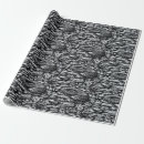 Search for mystical wrapping paper Black and white