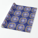 Search for blue gold wrapping paper Mandala