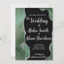 Search for green and silver wedding invitations Agate