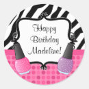 Search for zebra stripe stickers Birthday